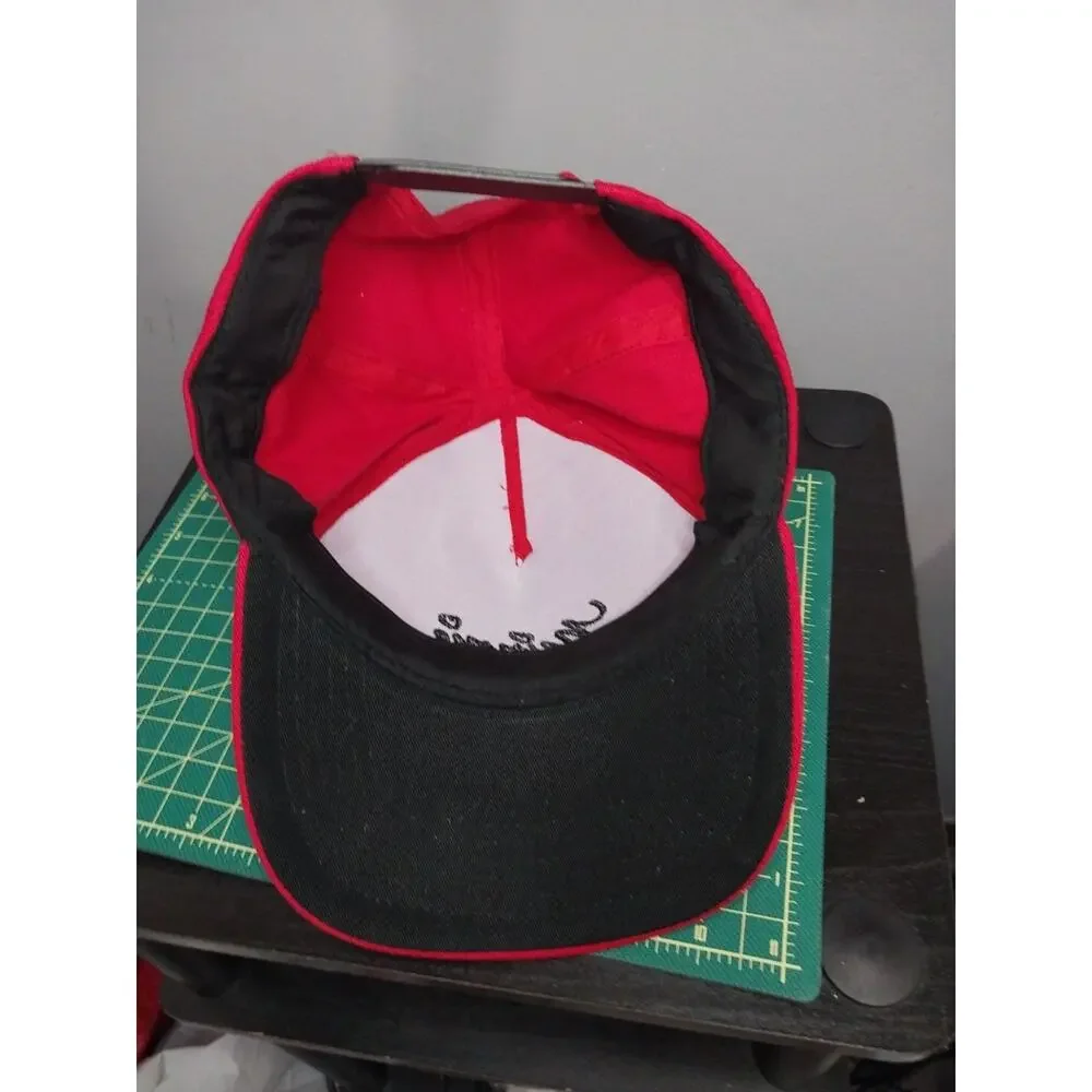Disney Minnie Mouse Polka Dot Baseball with Ears, Red Youth Hat Cap Bright